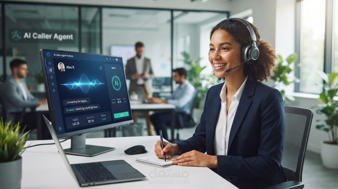 AI Caller Agent لتلقي وإدارة المكالمات وتنظيم الحجوزات لعيادة اسنان باستخدام الذكاء الاصطناعي