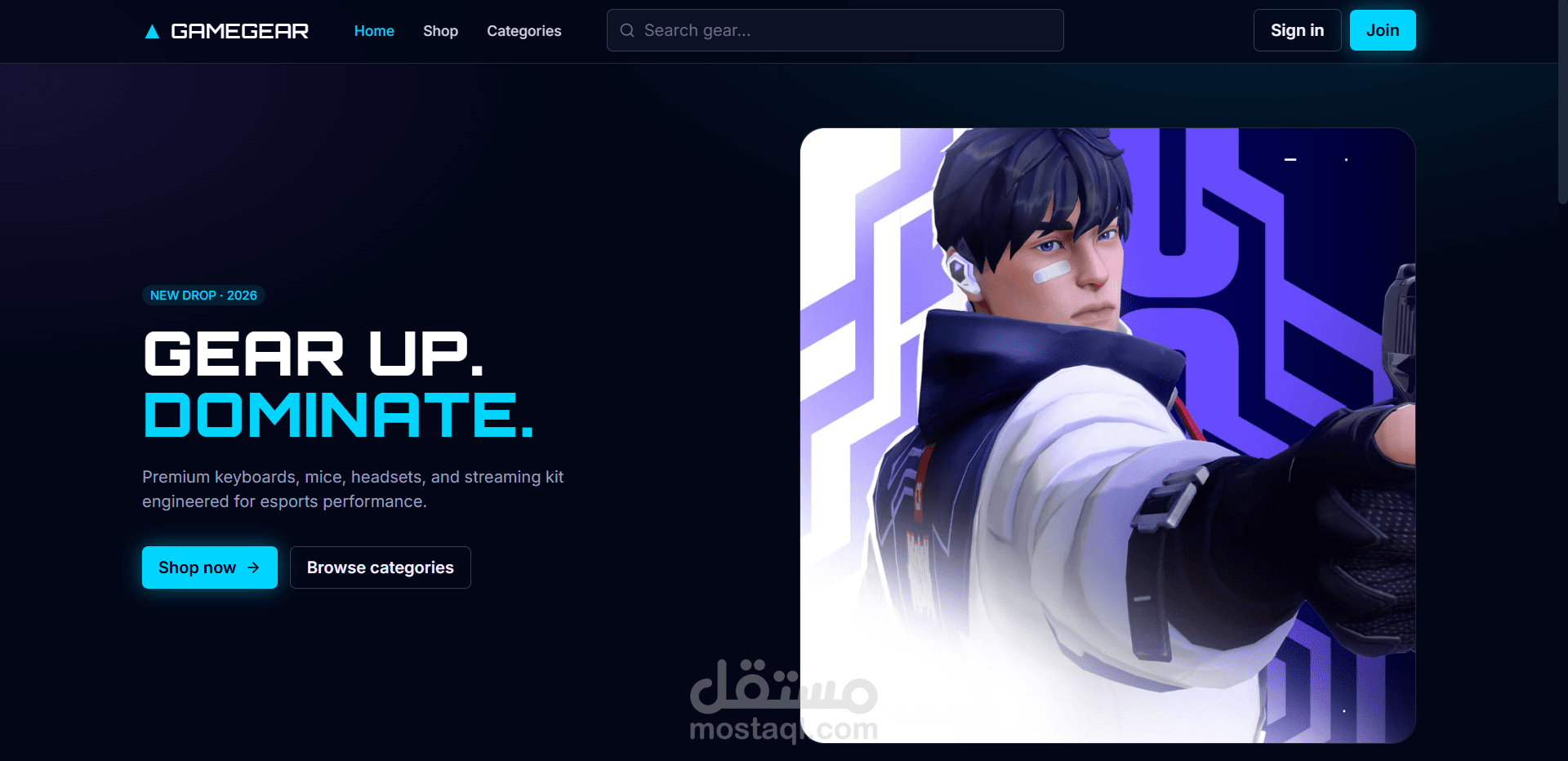 Game-Gear Store | Node.js, React & MongoDB