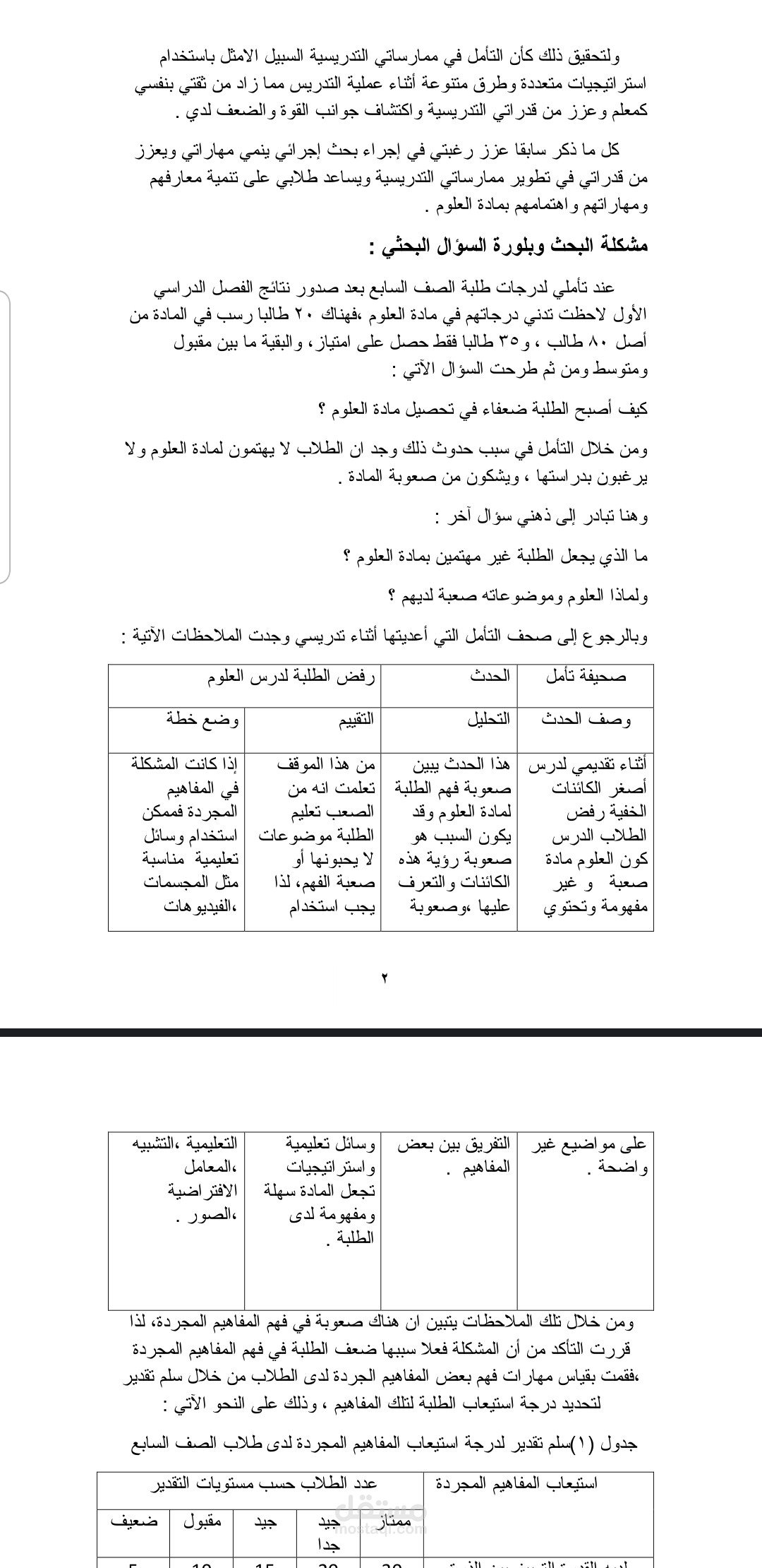 تنسيق وتصميم تقارير وأبحاث تعليمية باستخدام Word وExcel