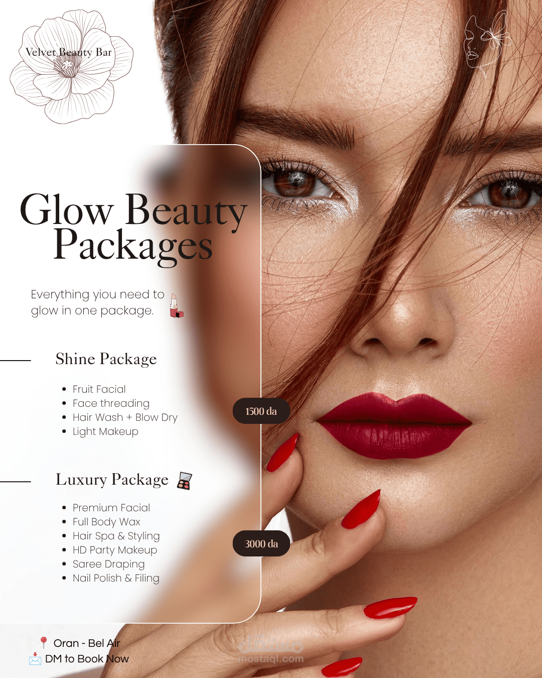 Elegant Beauty Promo Design