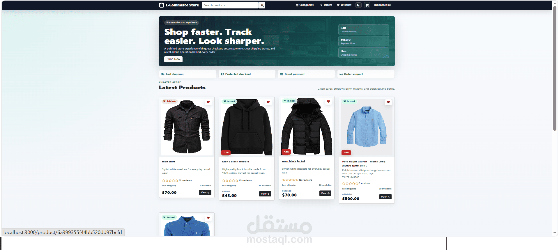 Full Stack MERN E-Commerce Store