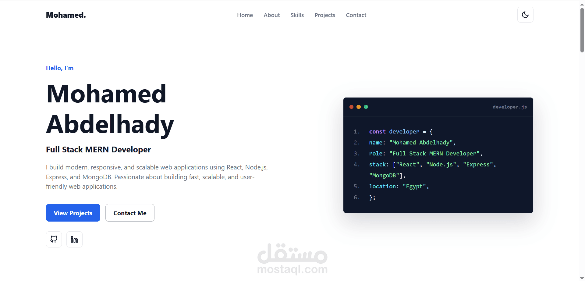 Personal Portfolio Website