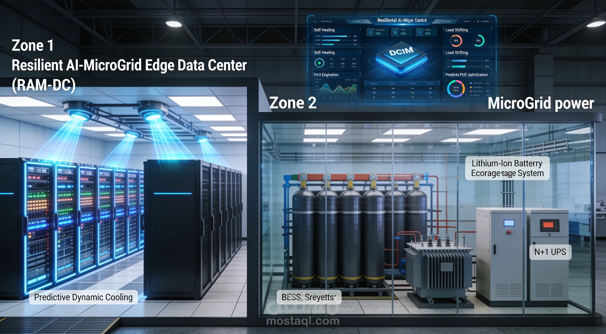 RAM-DC: Resilient AI-MicroGrid Architecture for Edge Data Centers