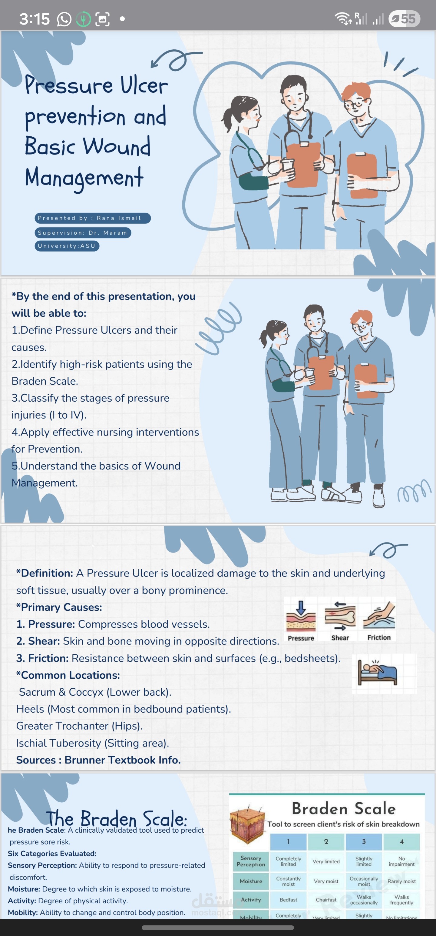 إعداد وتصميم عرض تقديمي طبّي وأكاديمي احترافي (PowerPoint / Canva)