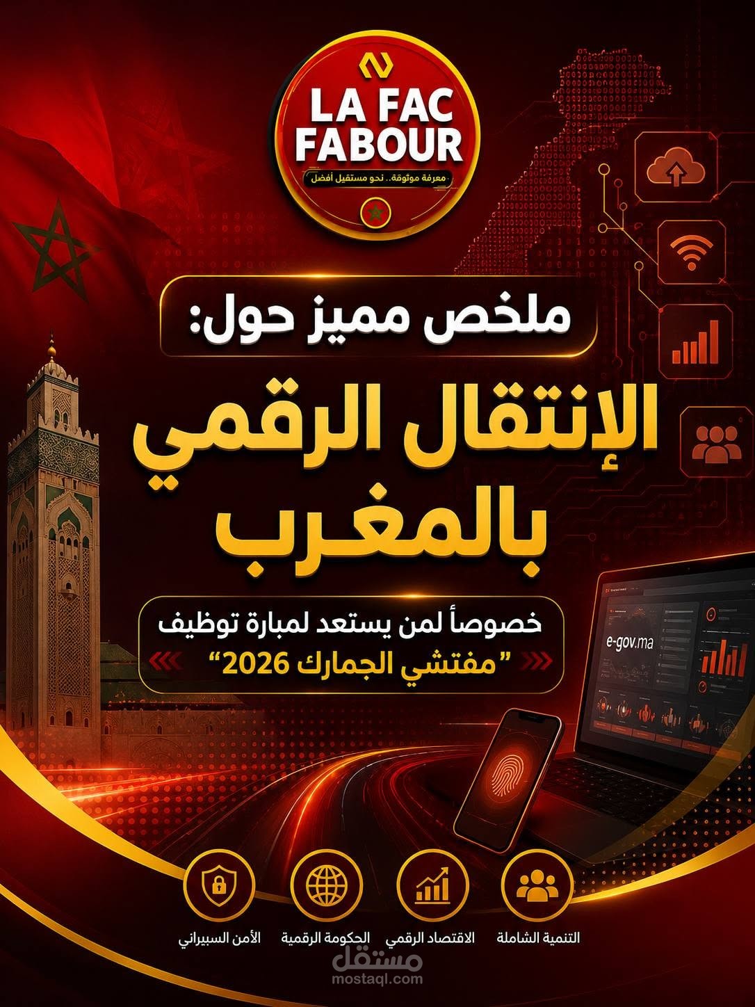 ملخص حول "الانتقال الرقمي بالمغرب"