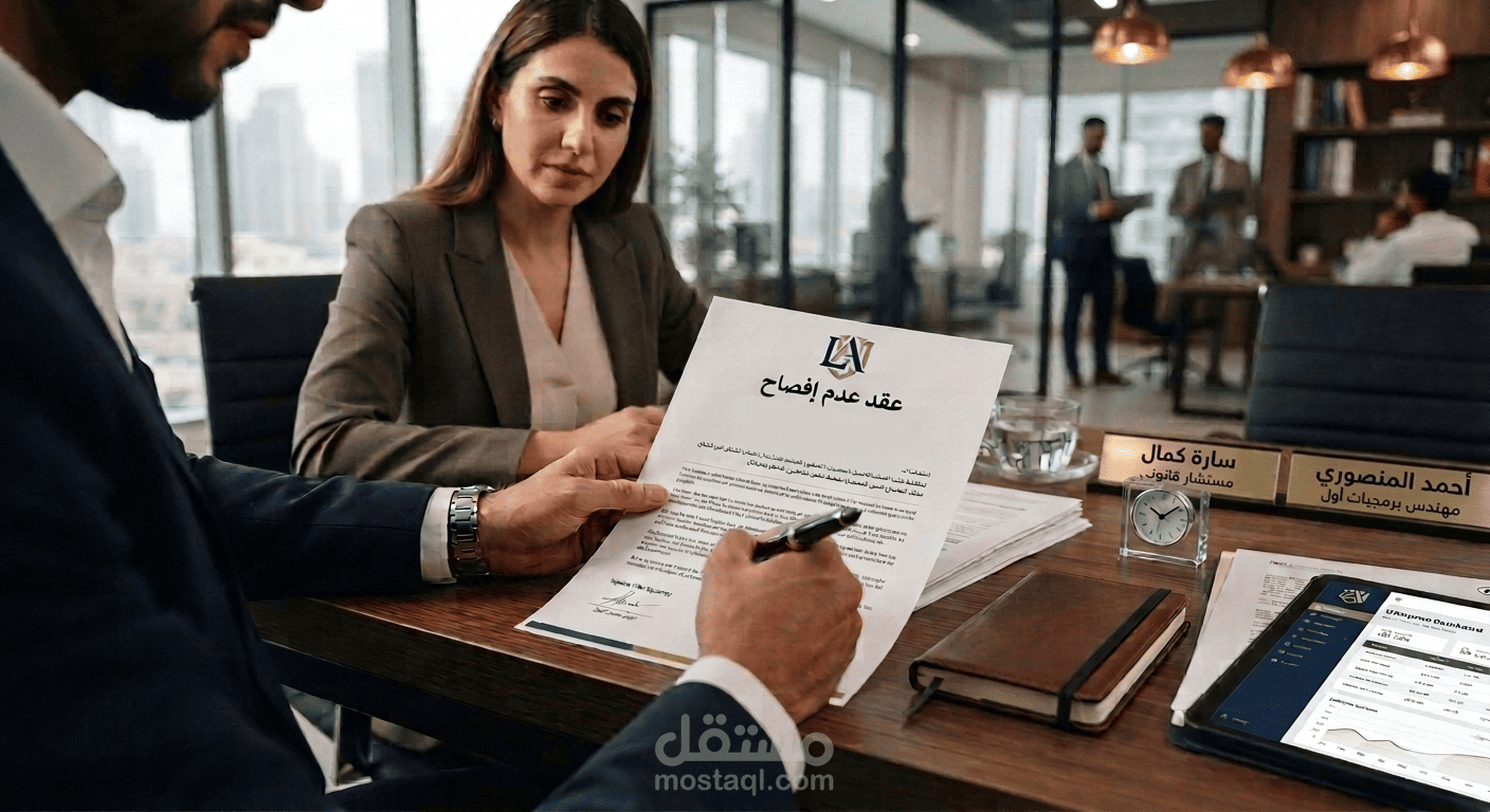 عقد عدم افصاح