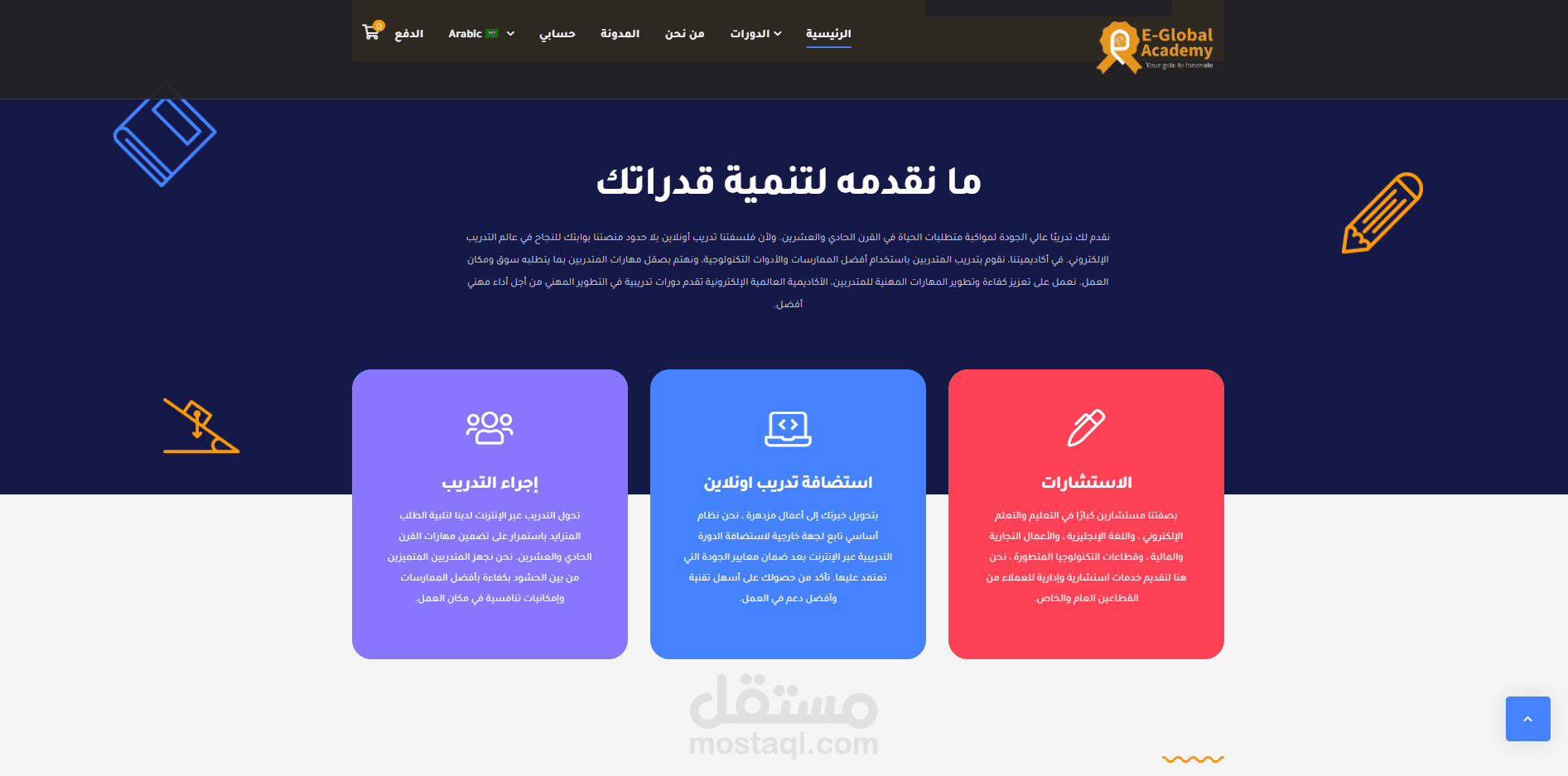 الاكاديمية العالمية البريطانية للتطوير والتدريب