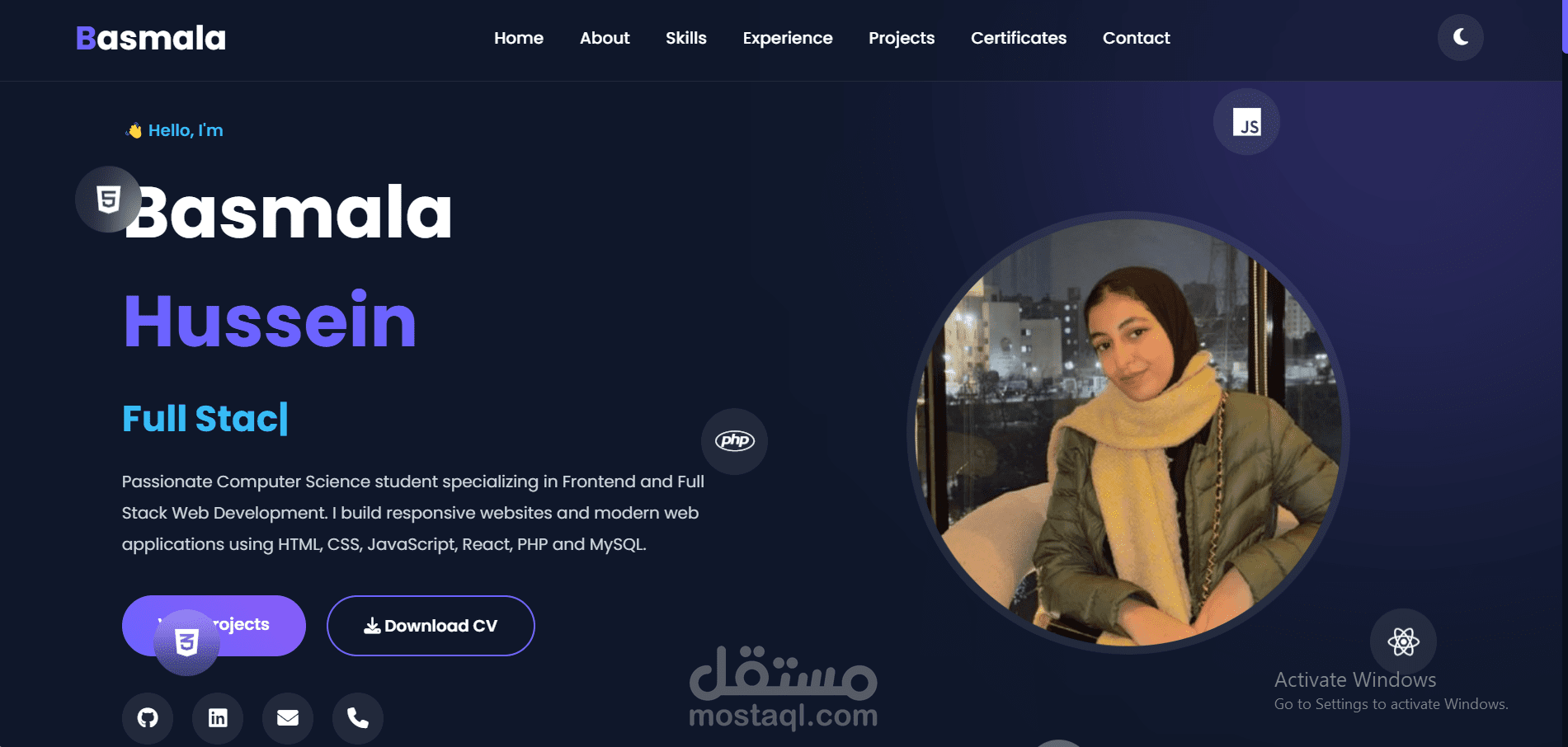 Personal Portfolio Website