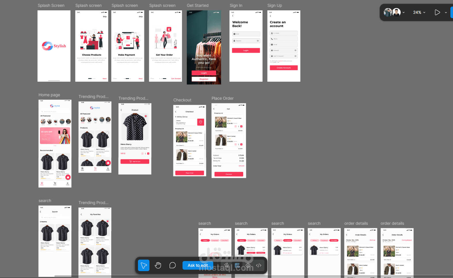 Stylish – Fashion E-Commerce Application