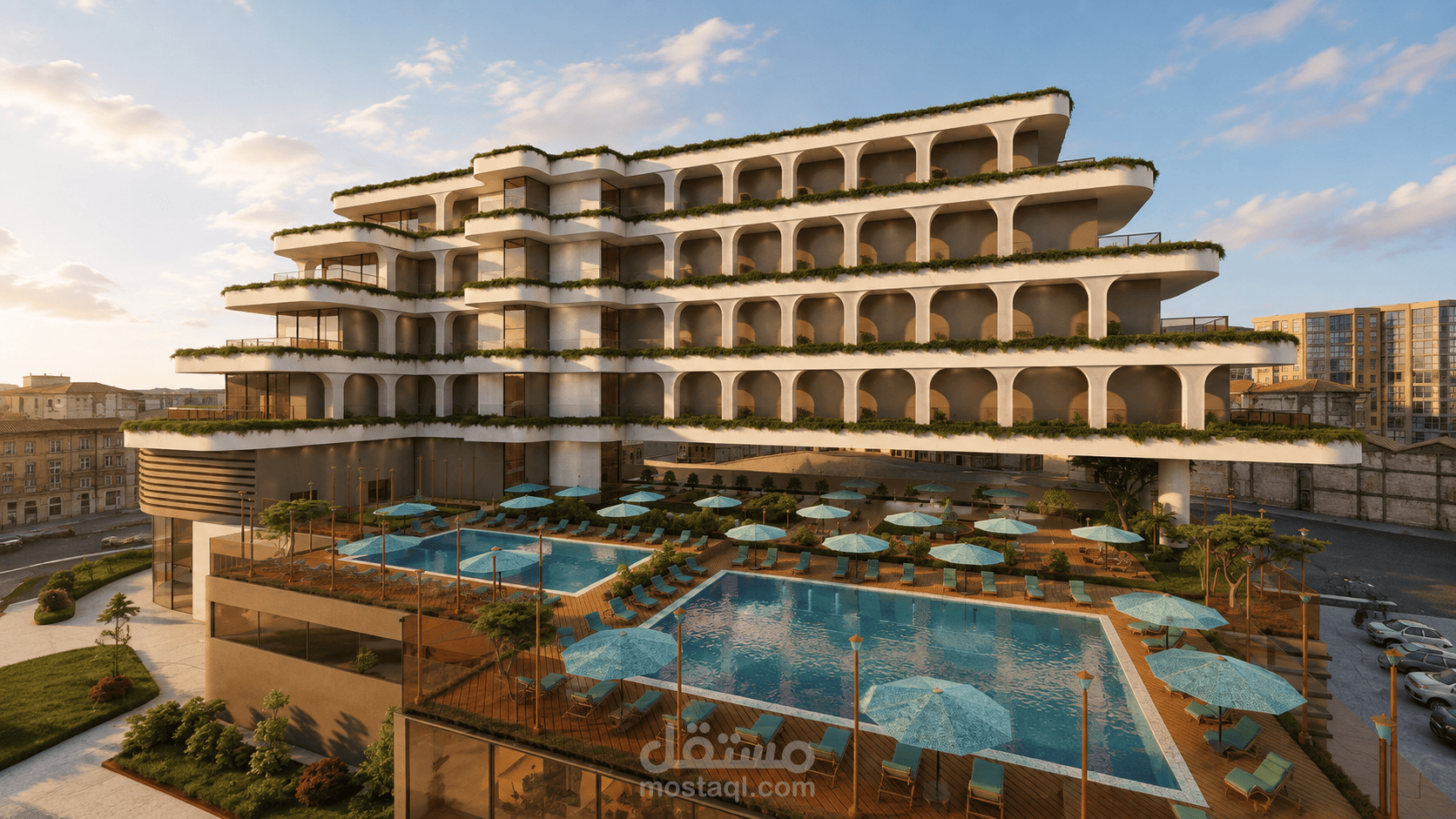 Hotel in Raml Station, Alexandria | Architectural Design