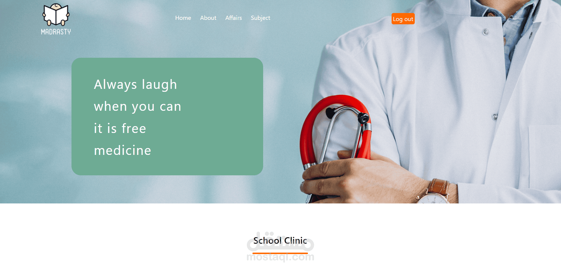 Hospital Website Design