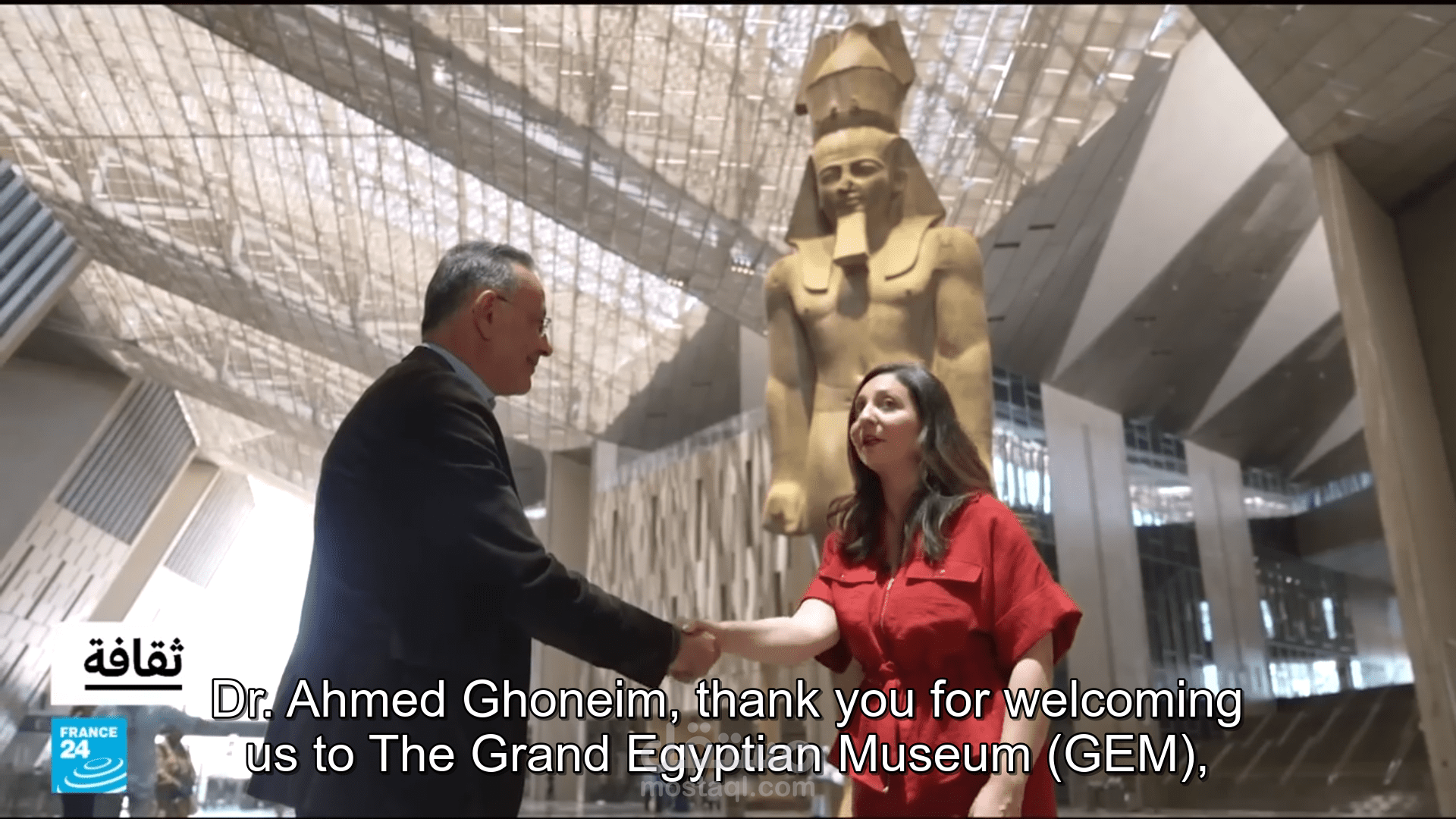 تفريغ وترجمة نص وثائقي ثقافي (المتحف المصري الكبير - GEM)
