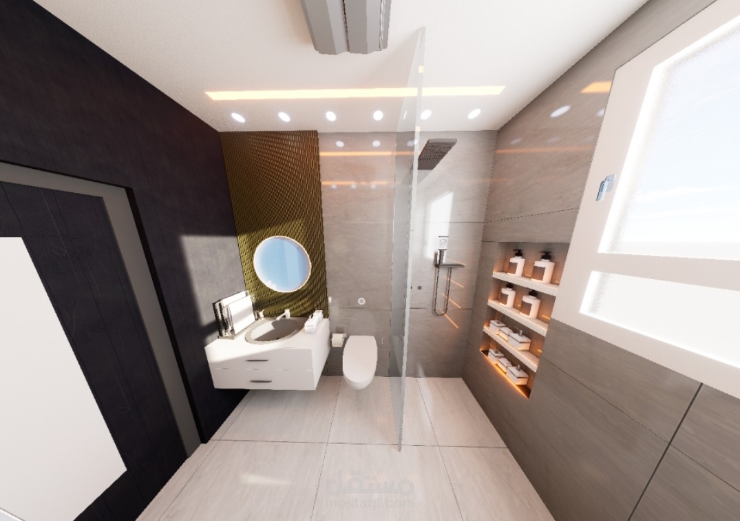 تصميم حمام حديث ومودرن