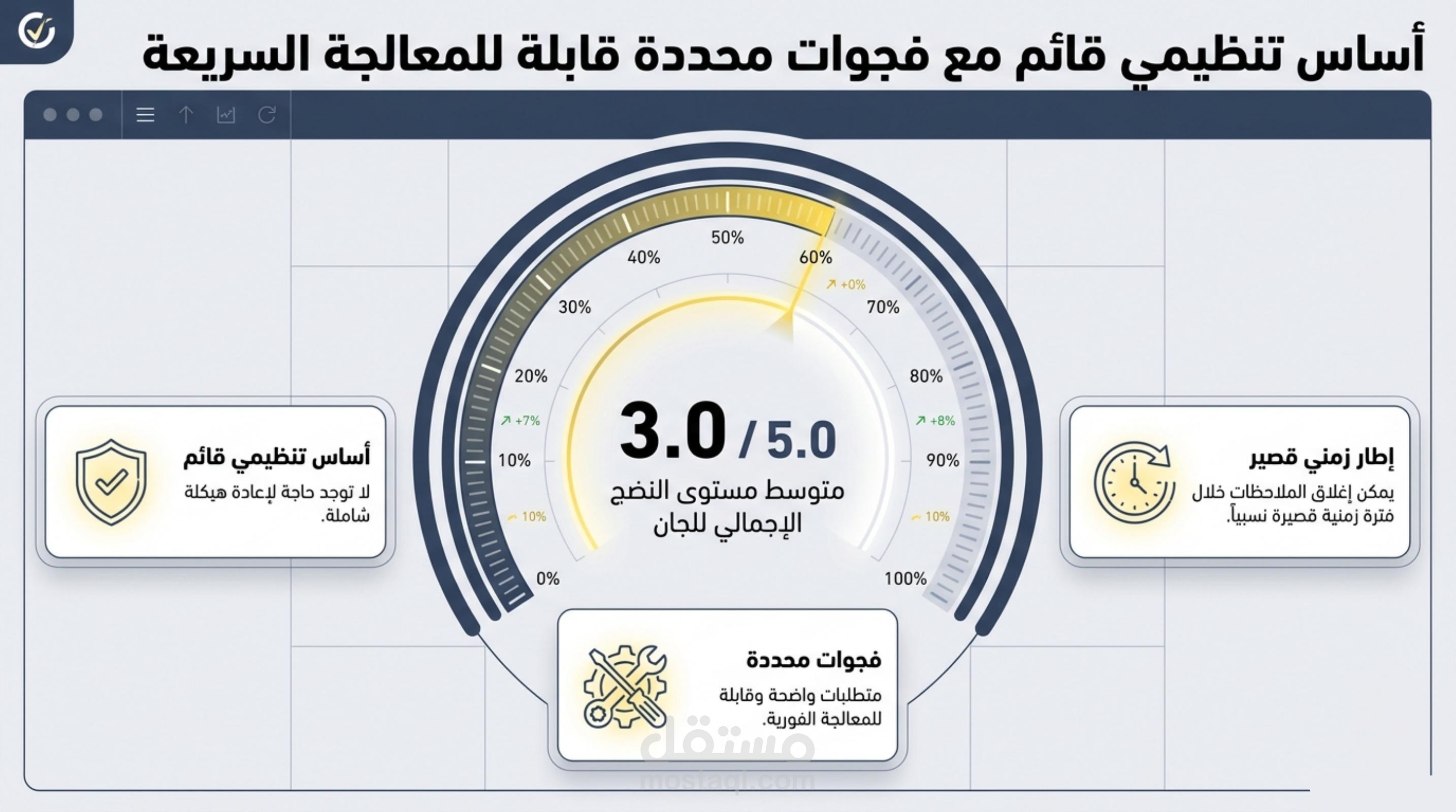 لوحة قياس الأداء التنفيذي لجاهزية الحوكمة الصحية