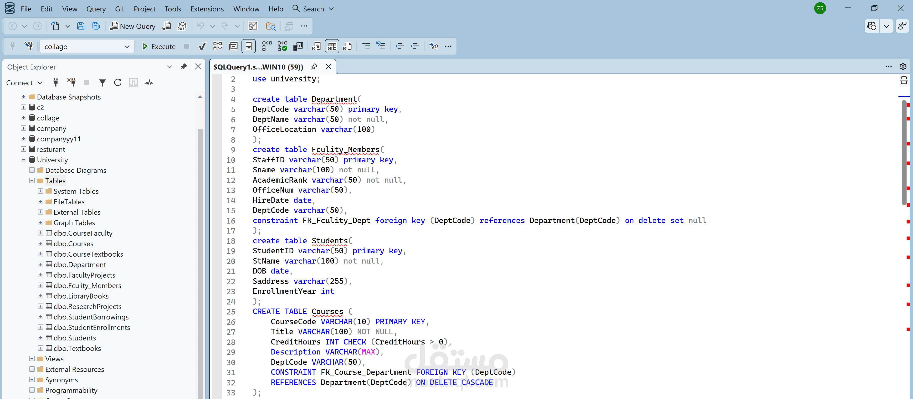 SQL queries