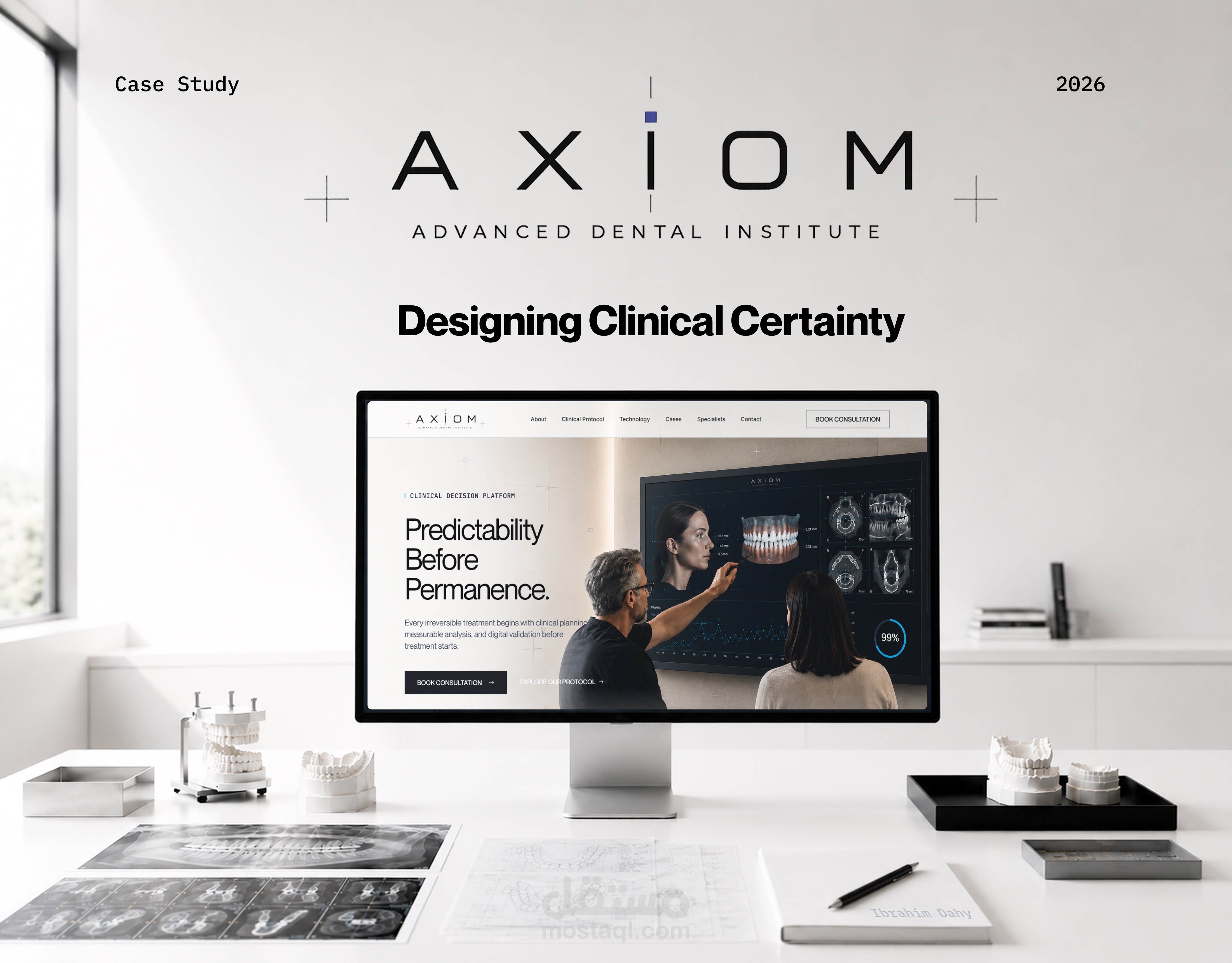 AXIOM | تصميم منصة ذكاء اصطناعي للرعاية الصحية (AI Healthcare Platform)