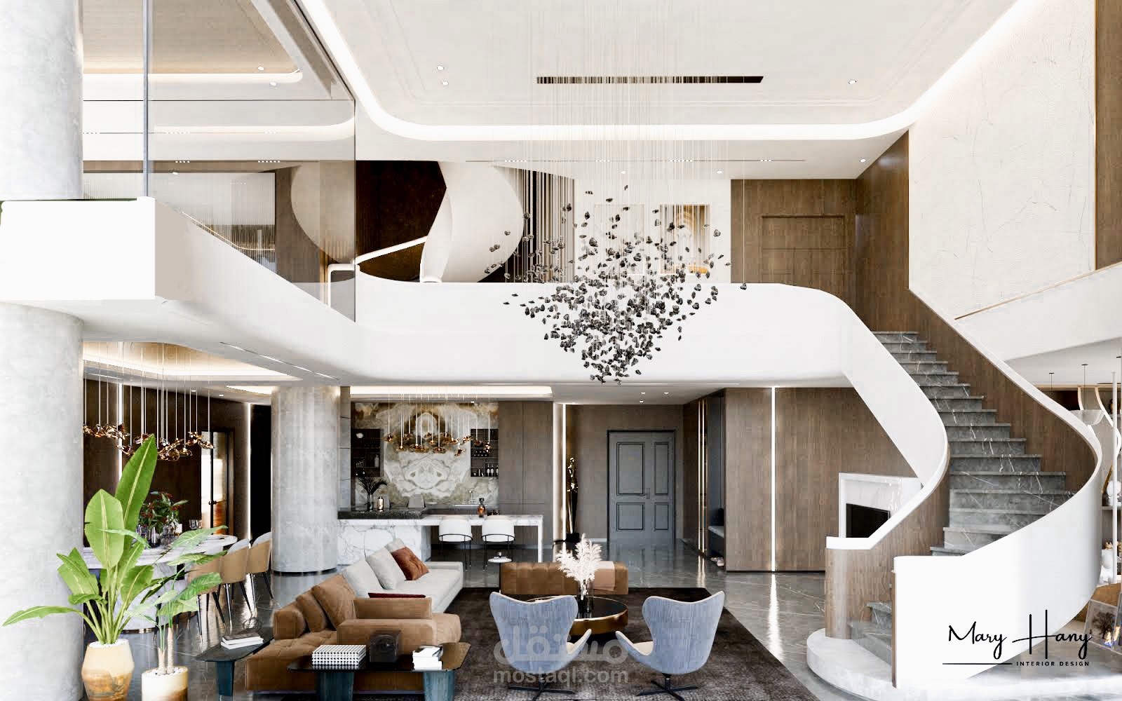 Villa interior design