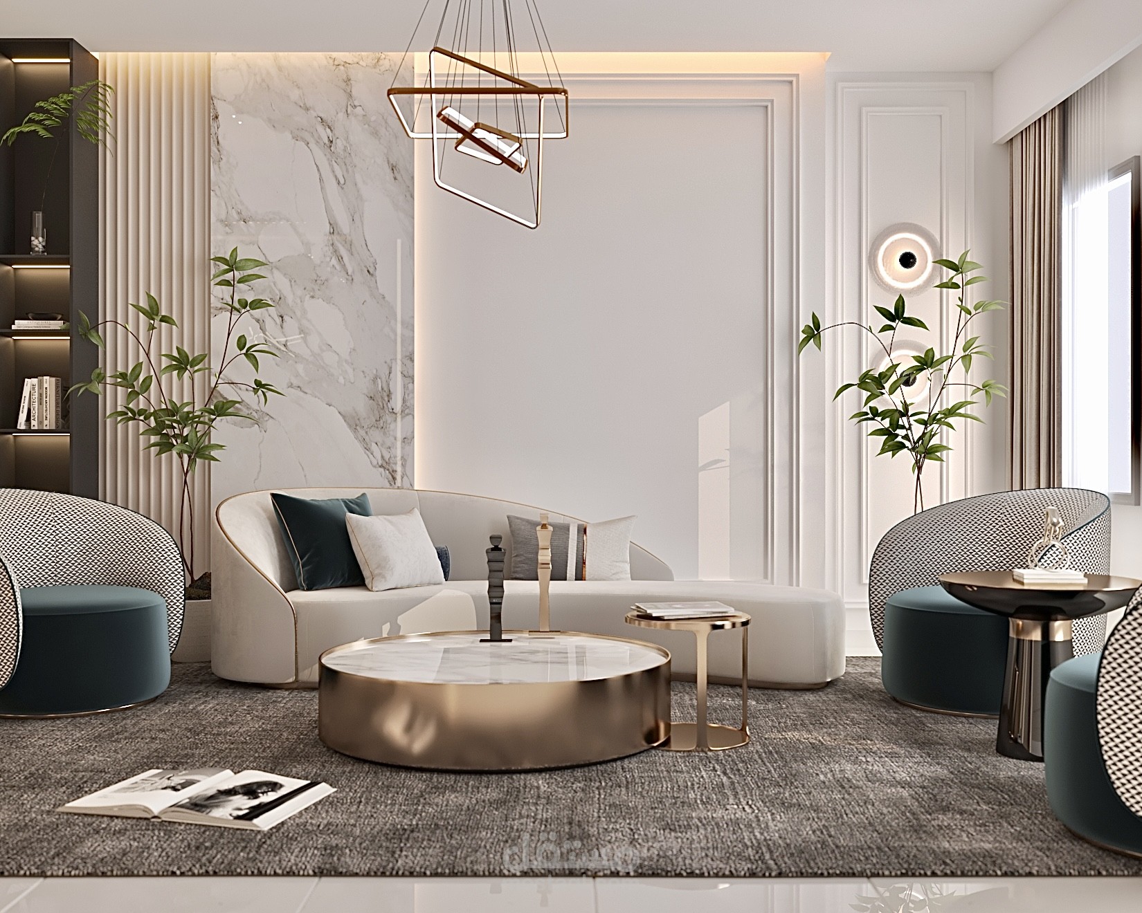 Reception interior design