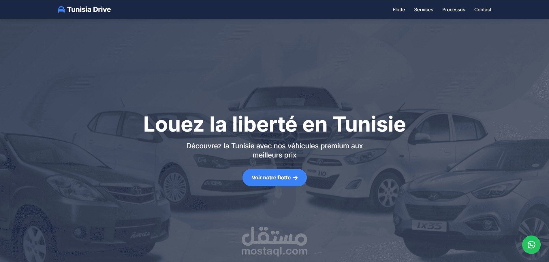 Website showcase creation