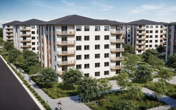 تصميم مجمع سكني 3 ابنية
