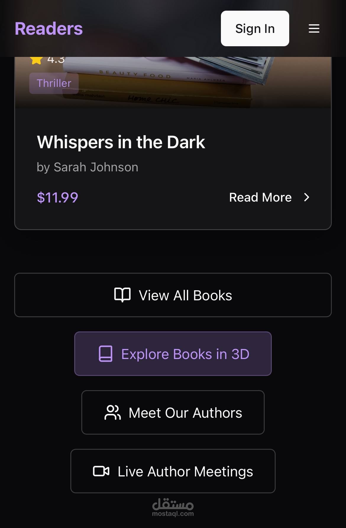 readers a platform for readers and authors