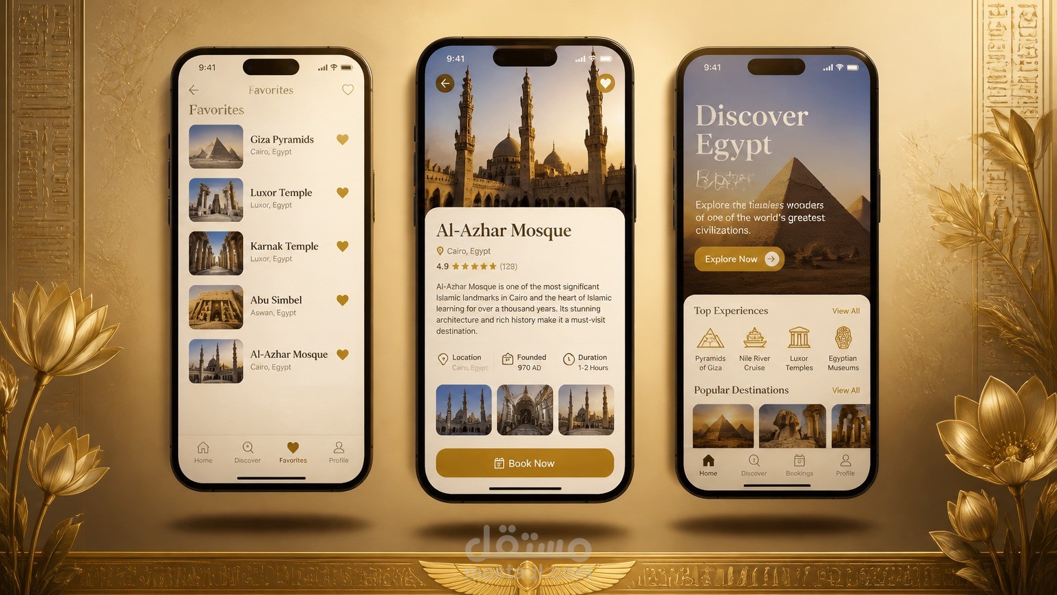 Discover Egypt using Tourism app (flutter & Android &Firebase)