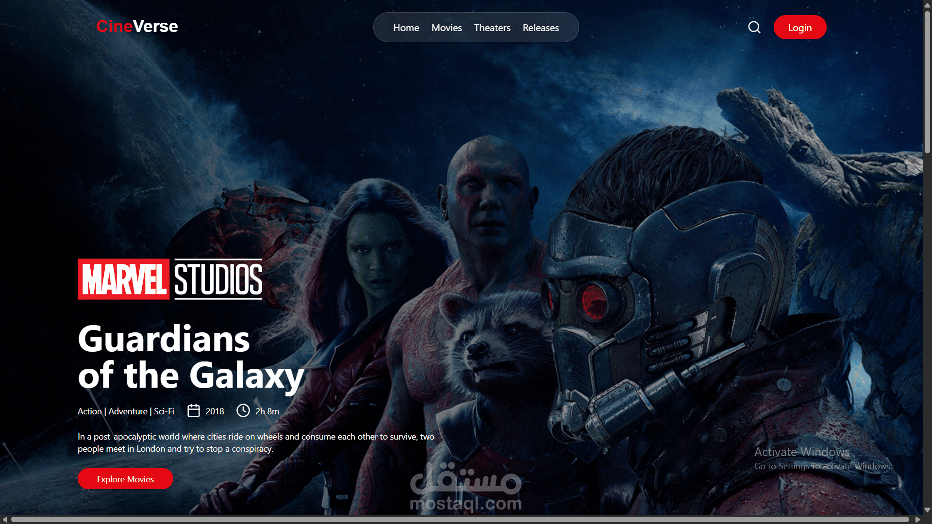 CineVerse - Movie Website