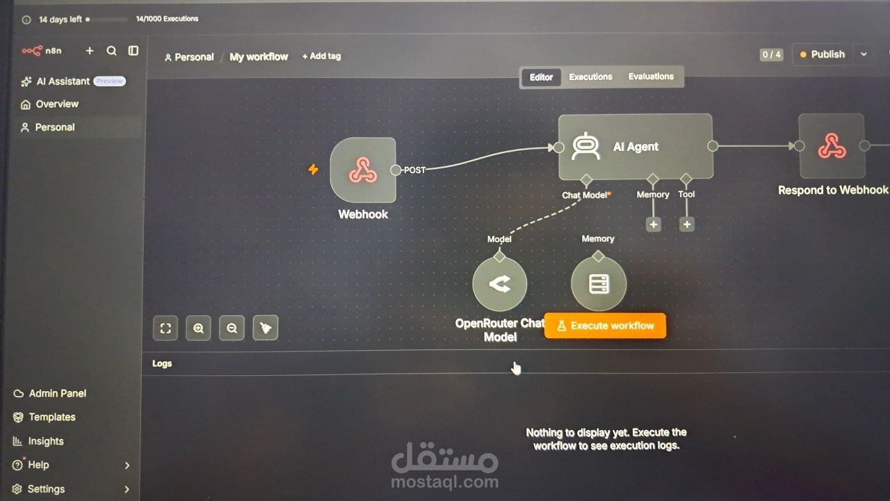 workflow for generat gmail