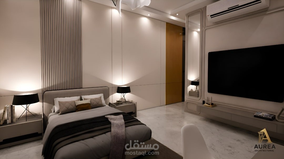 تصميم غرفة نوم ماستر حديثة | Modern Master Bedroom Design