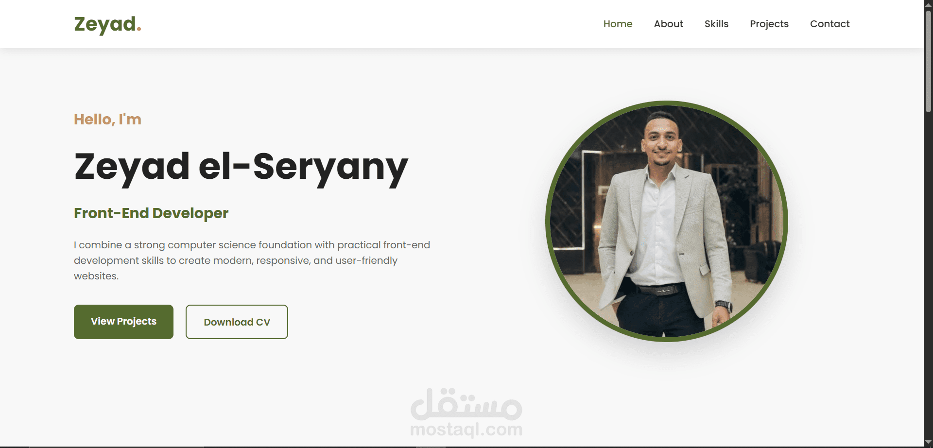 Personal Portfolio Website