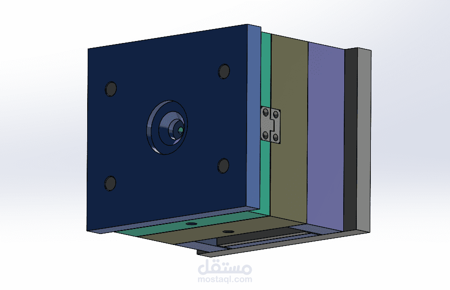 تصميم أسطمبة حقن بلاستيك متكاملة (Plastic Injection Mold)