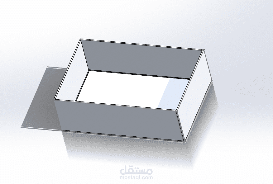 تصميم علبة صاج معدنية - Sheet Metal Enclosure