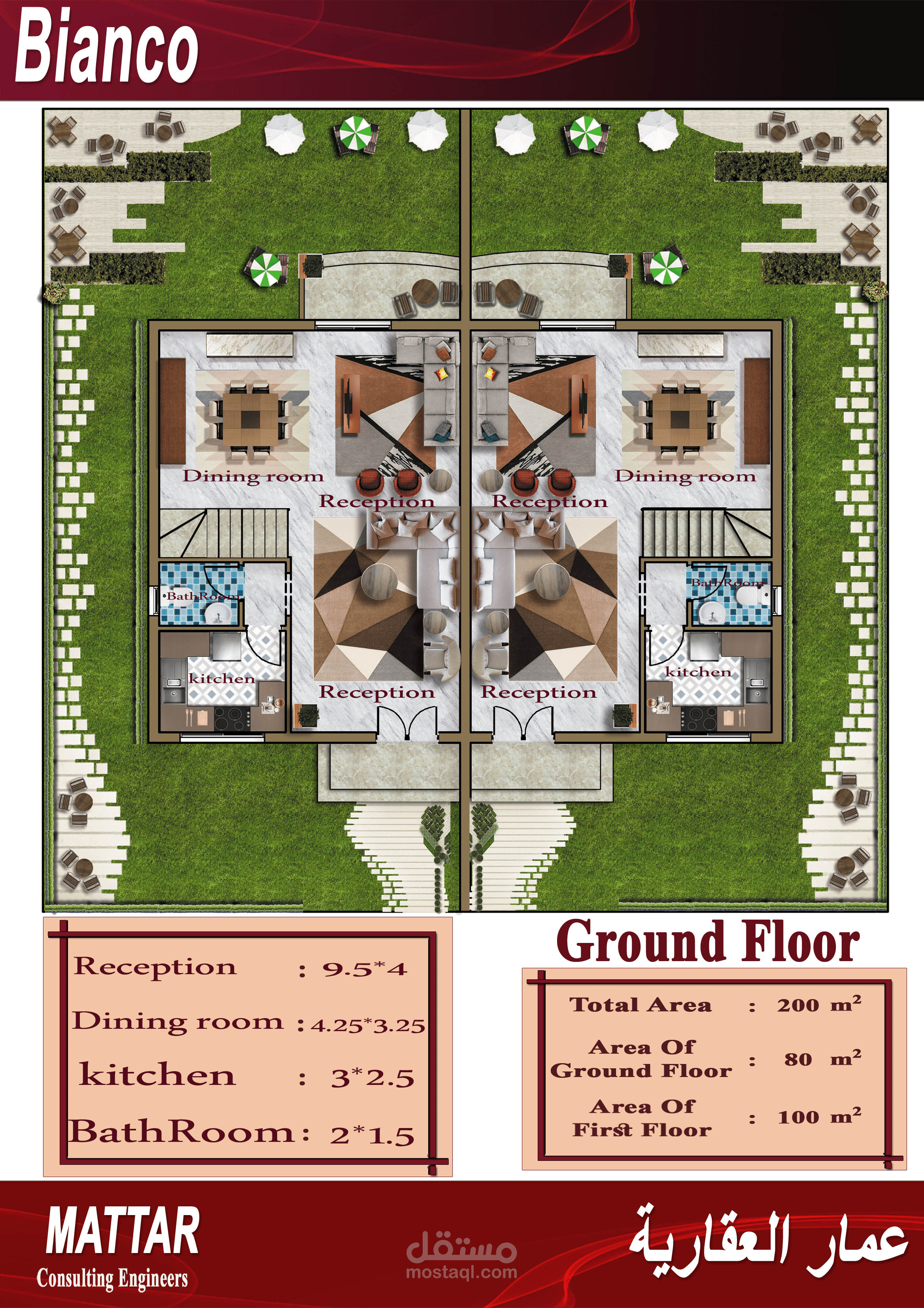 تصميم فلل سكنيه