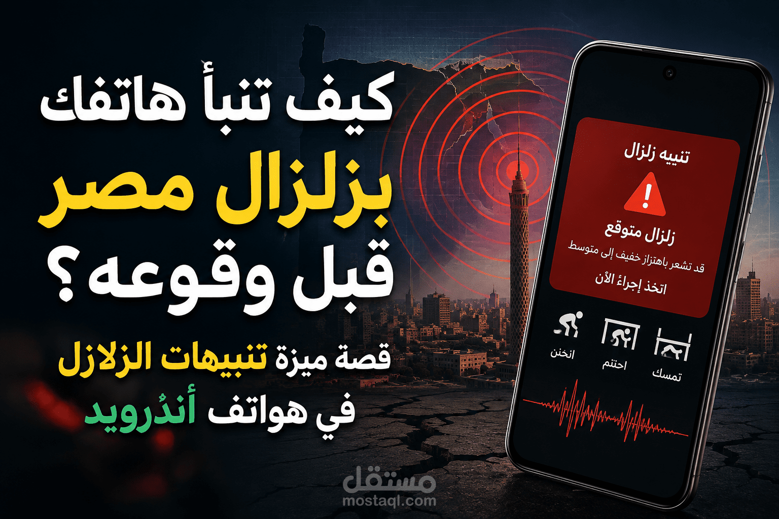 مقال تقني .. كيف تنبأ هاتفك بزلزال مصر قبل وقوعه؟