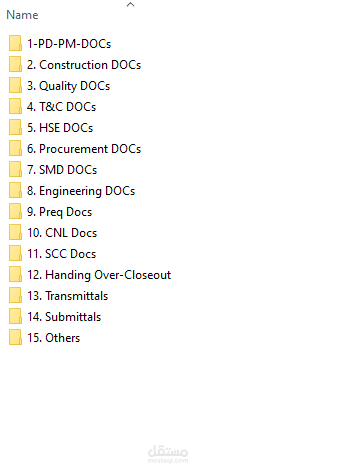 دليل إعداد ونظام أرشفة على SharePoint / Google Drive