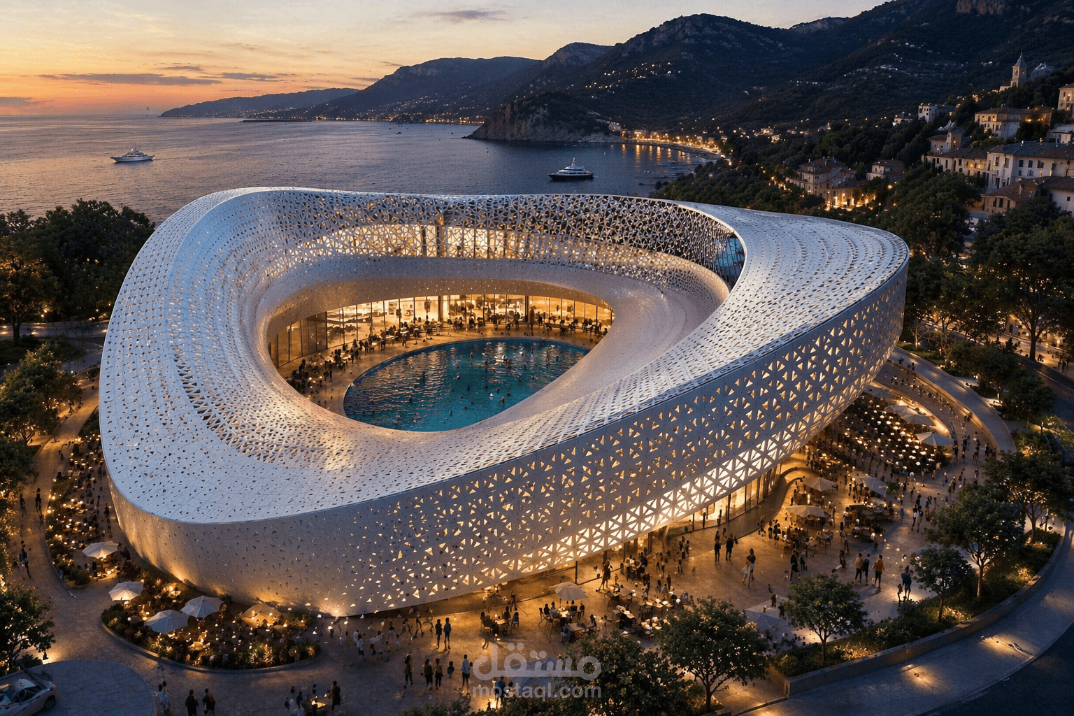 THE NEST OF LIGHT HOTEL is a unique icon inspired by a bird's nest