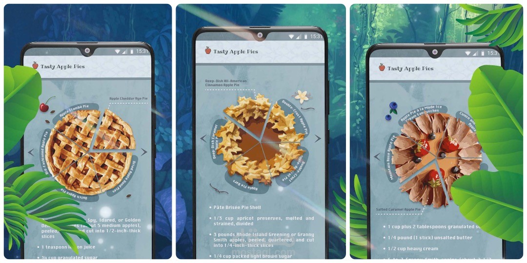 تطبيق وصفات Tasty Apple Pies