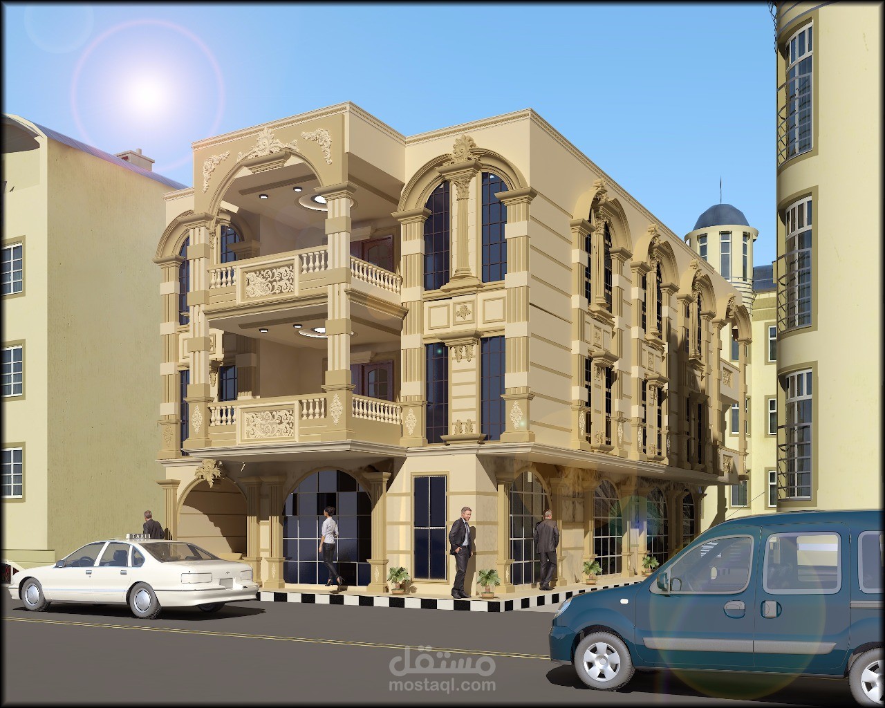 عمارة سكنية نيو كلاسيك