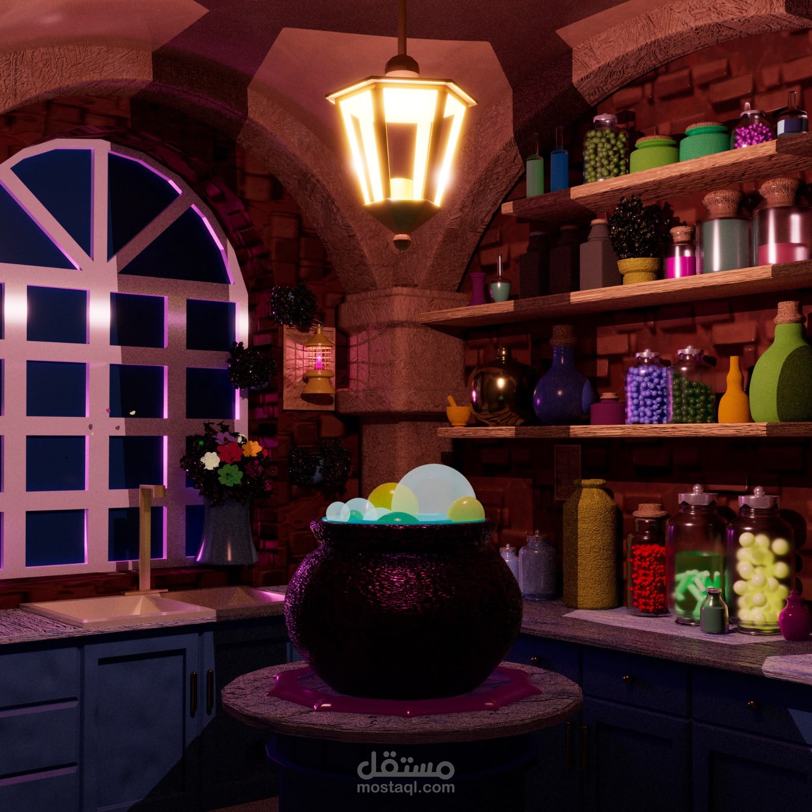 3D Modeling, Texturing & Environment Rendering