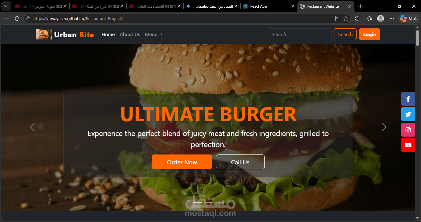صفحة هبوط متكاملة للأعمال بـ Bootstrap | Business Landing Page