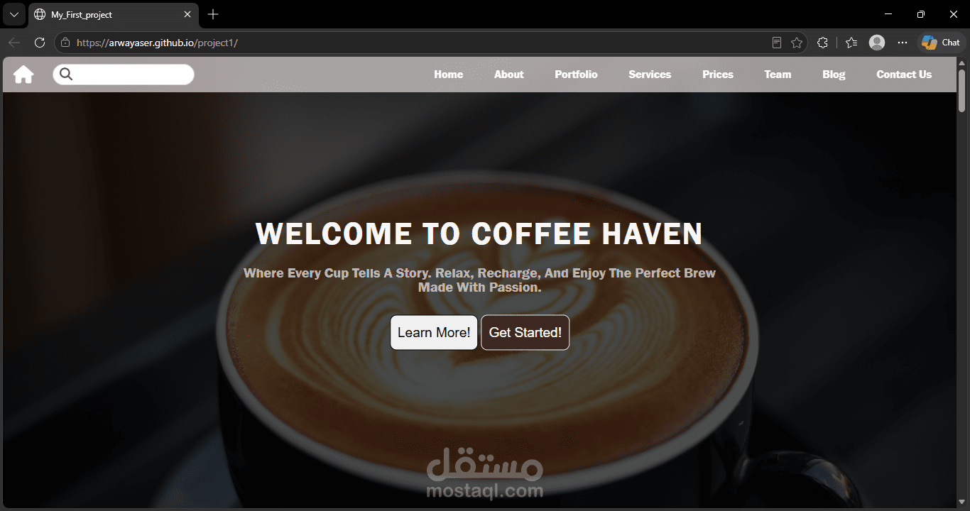 قالب واجهة ويب هيكلي نظيف | Clean HTML & CSS Web Template