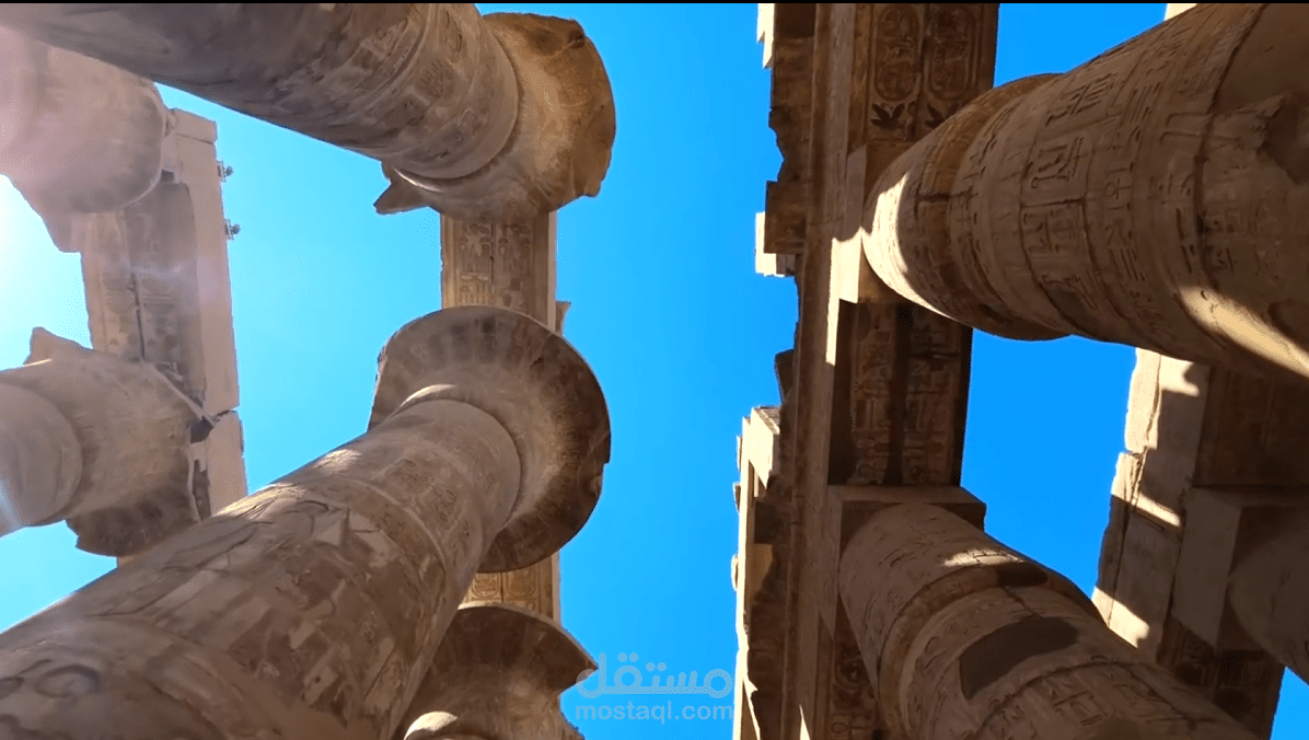 إنتاج وتصميم فيديو سينمائي تشويقي (Promo) عن الحضارة المصرية القديمة
