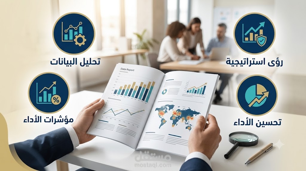 تحليل البيانات وتصميم لوحات تحكم تفاعلية (Power BI Dashboards)