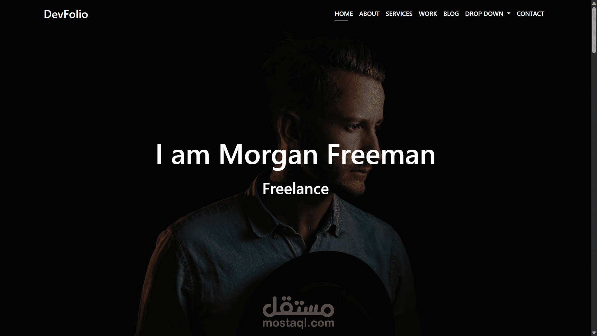 موقع DevFolio - Personal Portfolio