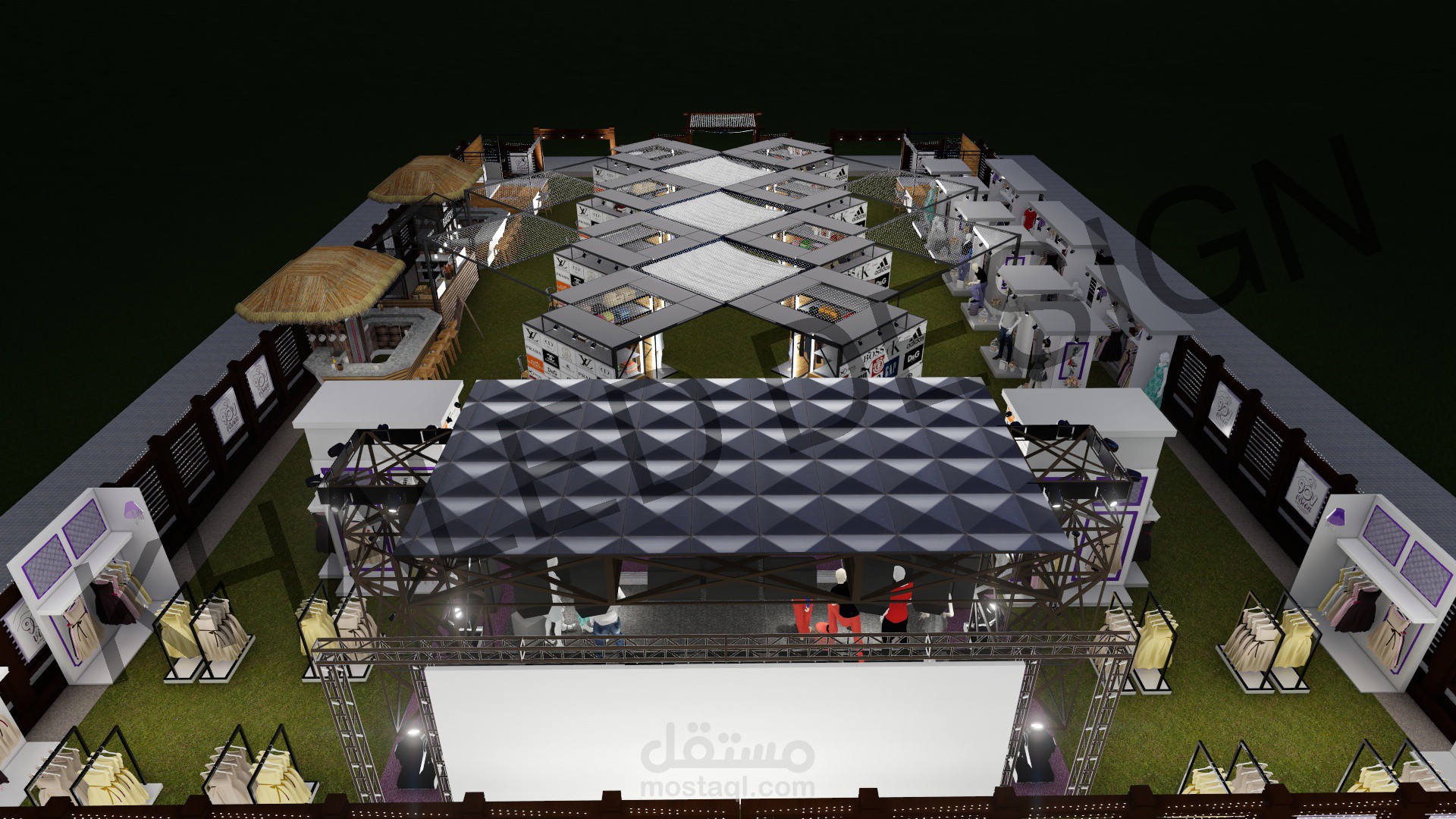 معرض في مدينة الرياض 3D Design