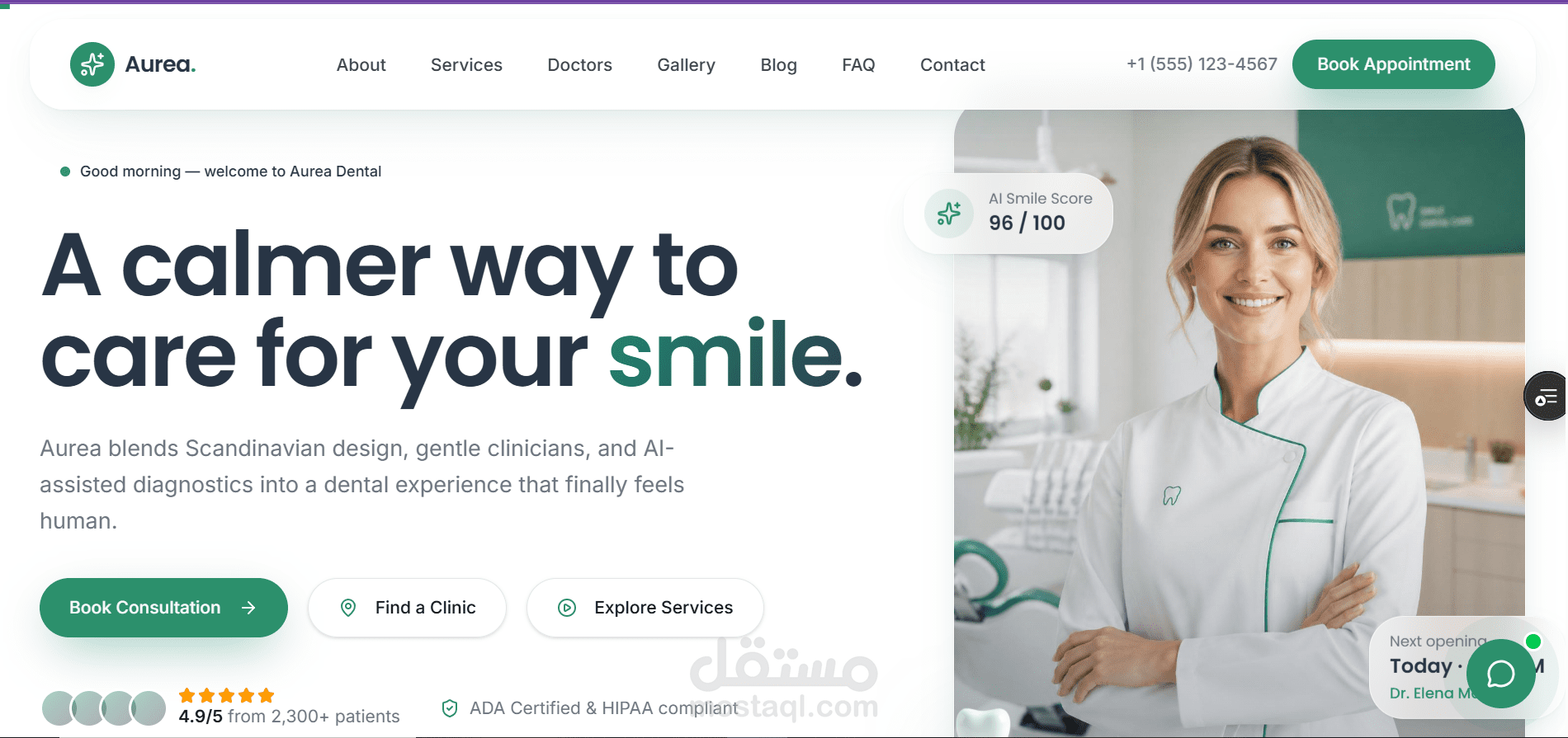 Dental Clinic Web Application & Appointment Booking System