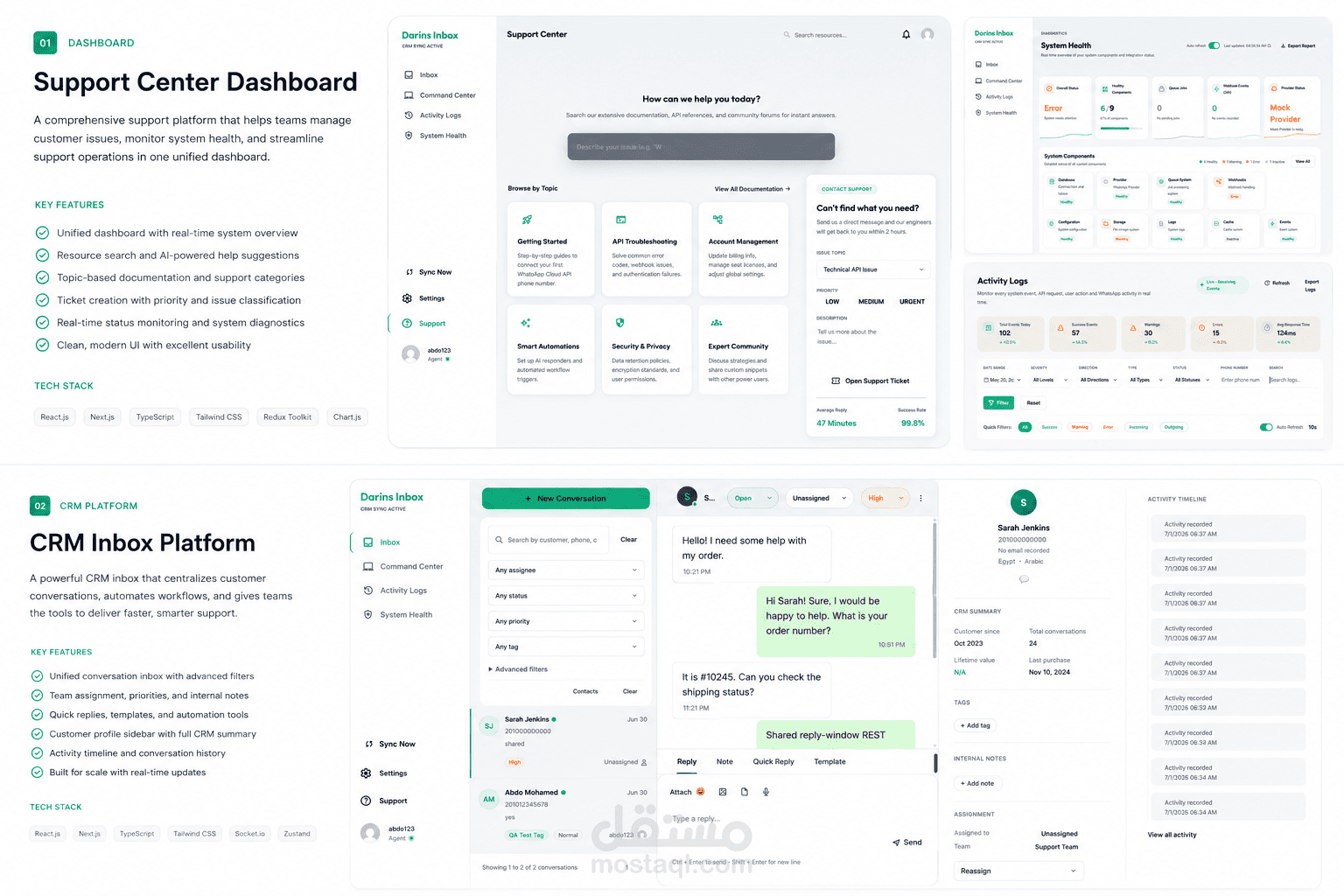 Darins Shared Inbox – Enterprise CRM & WhatsApp Shared Inbox Platform