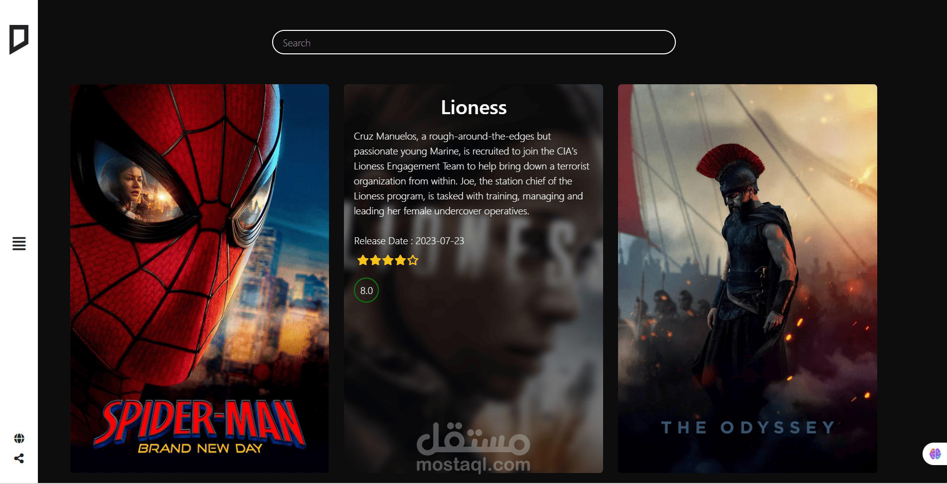 Movie App - Interactive Web Application