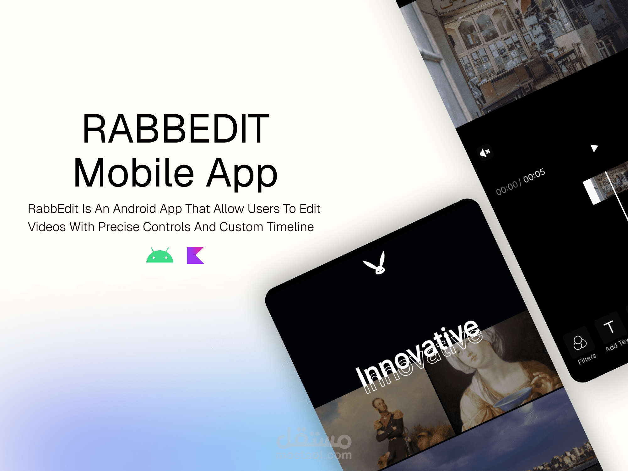 RabbEdit – تطبيق أندرويد لتحرير الفيديو