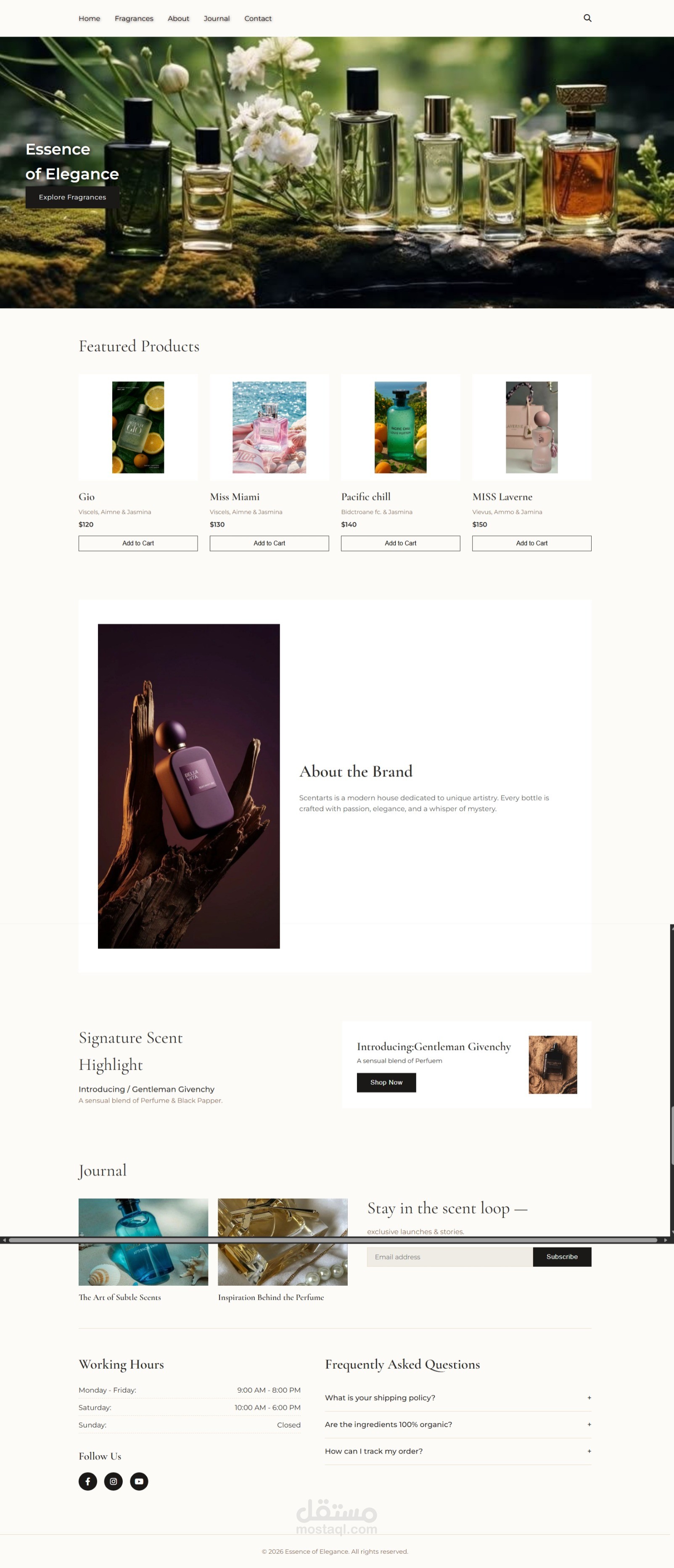 Perfume Shop Web App